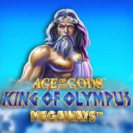 Age Of The Gods: King of Olympus Megaways slot logo by Origins at Betrepublic Casino