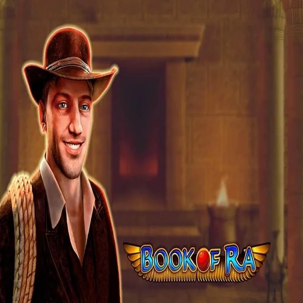 Slots logo of Book of Ra from Greentube at Betrepublic Casino