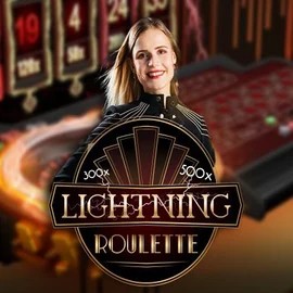 Lightning Roulette slot visual from Evolution available on betsrepublic.ca